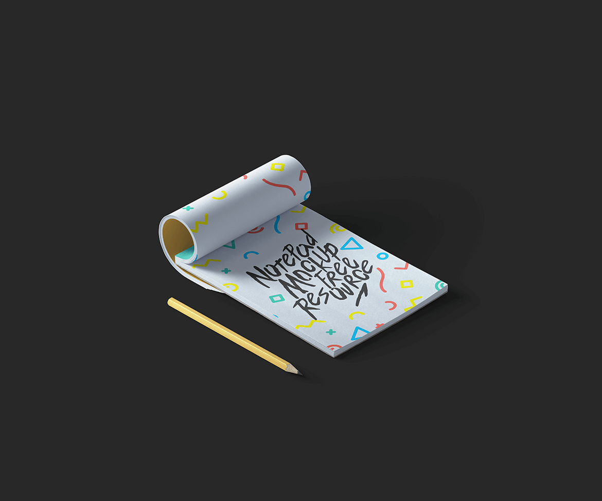 Classic-Free-Notepad-Mockup